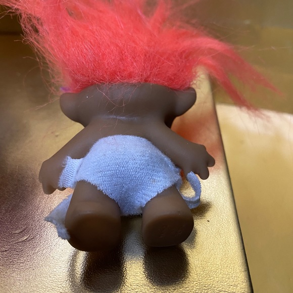 RUSS BERRIE VINTAGE TROLLS NEWBORN, BABY, ICE SKATER, SANTA & MINI TROLLS - Picture 13 of 15